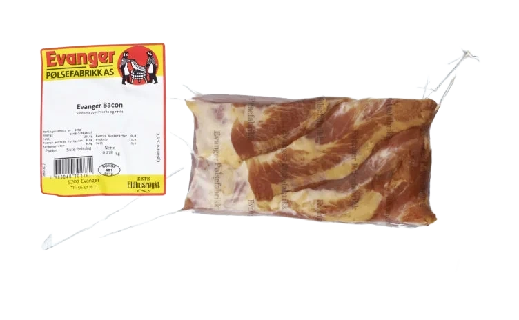 Evangerbacon Eldhusrøkt Ca350g Evanger