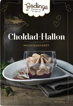 Portionsdessert Choklad/Hallon
