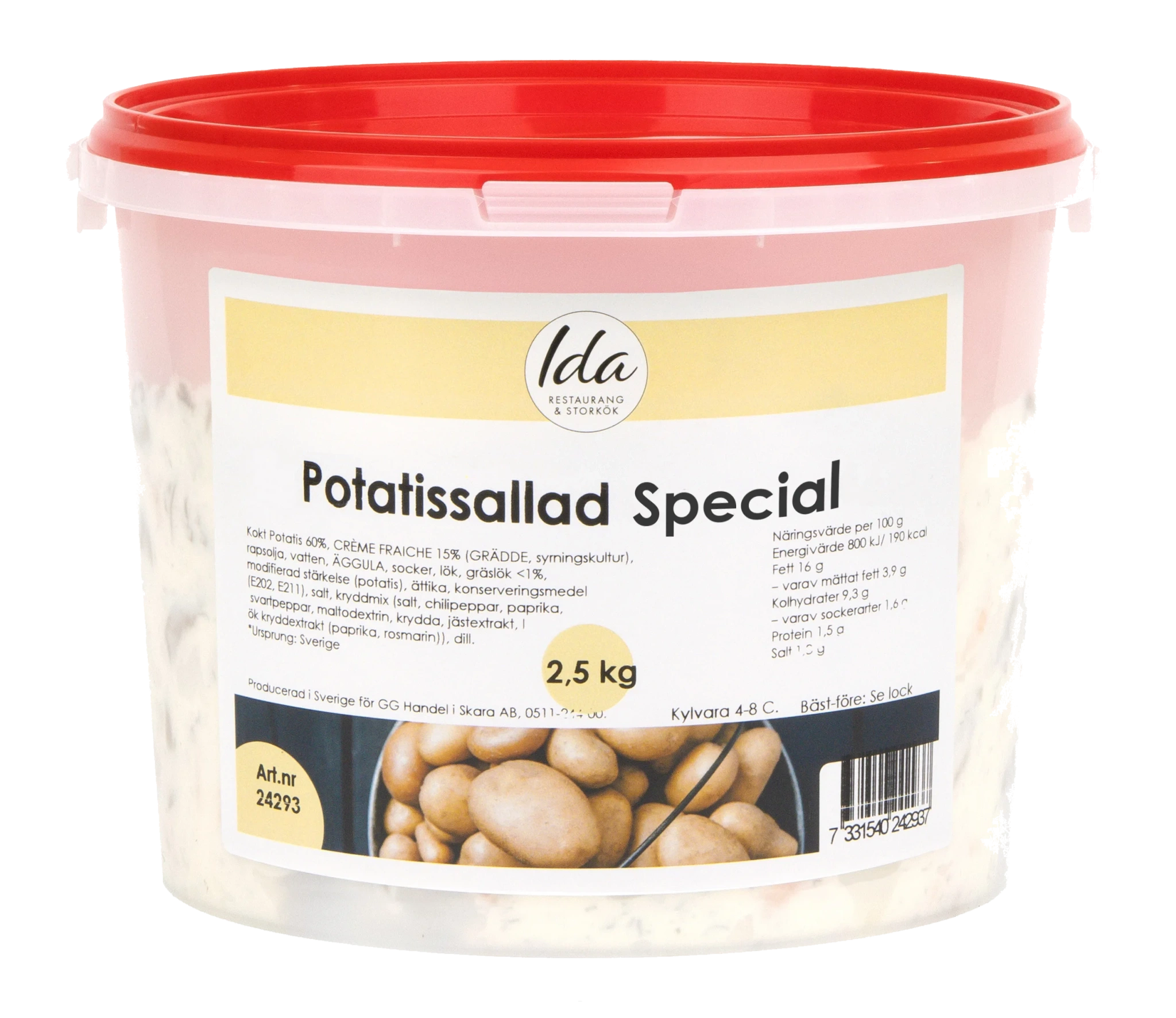 Potatissallad Crème Fraiche