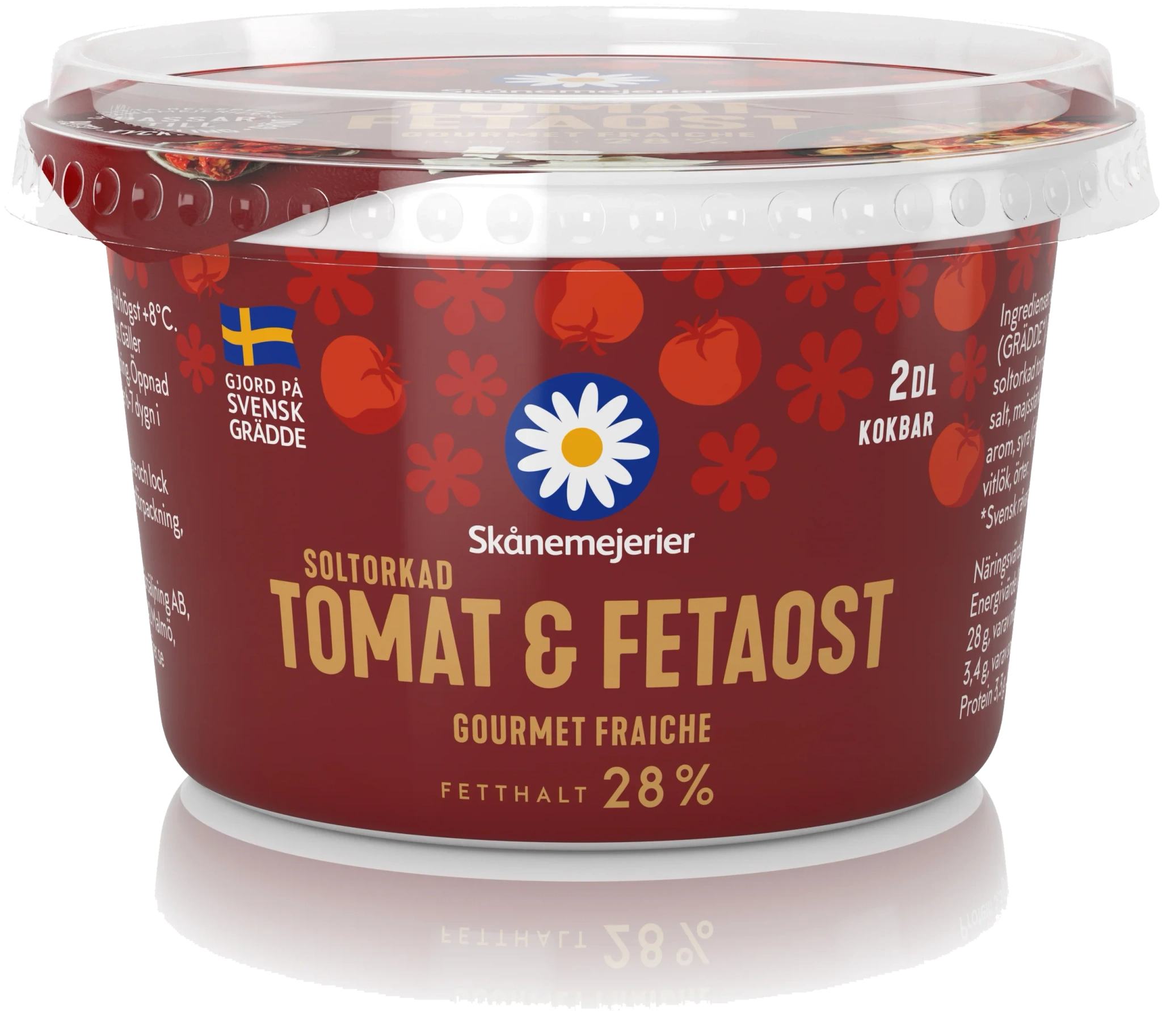 Crème Fraiche fetaost/solt tomat