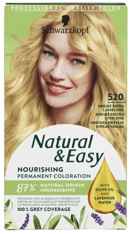 Natural & Easy 520 Orkidé Blond Hårfarge