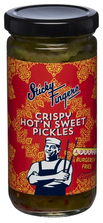 Hot'n sweet pickles  226g