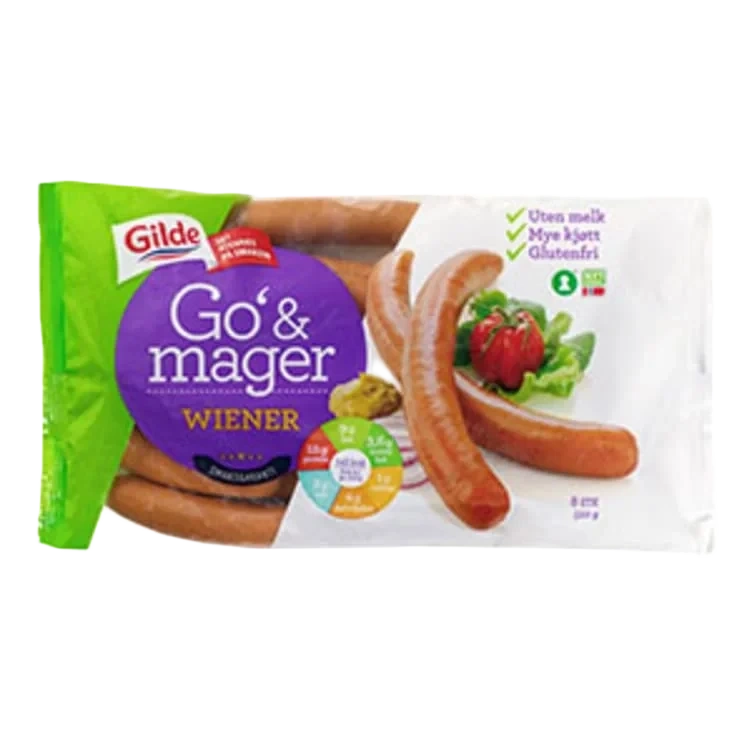 Wienerpølse 520g Go & Mager