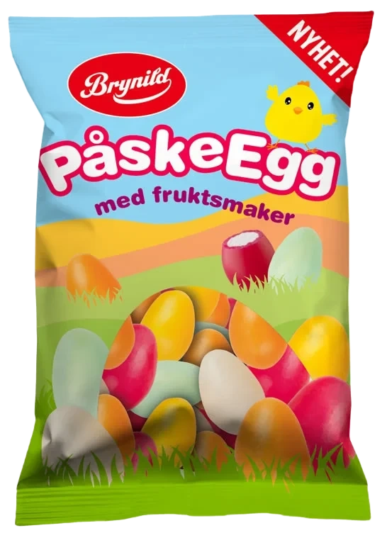 Påskeegg m/Fruktsmak 130g Brynild