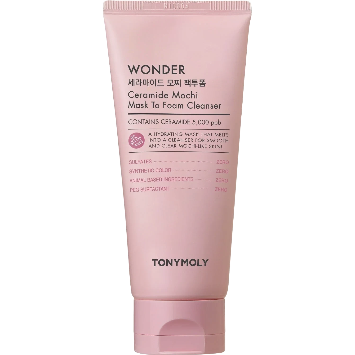 Tonymoly WONDER Mochi Mask To Foam Cleanser