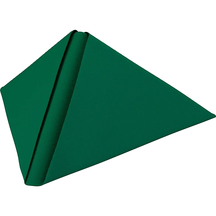 Serviett dunilin 40cm mørk grønn  45stk