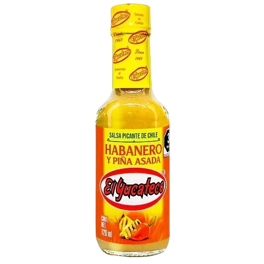 El Yucateco Habanero Grilled Pineapple 120ml