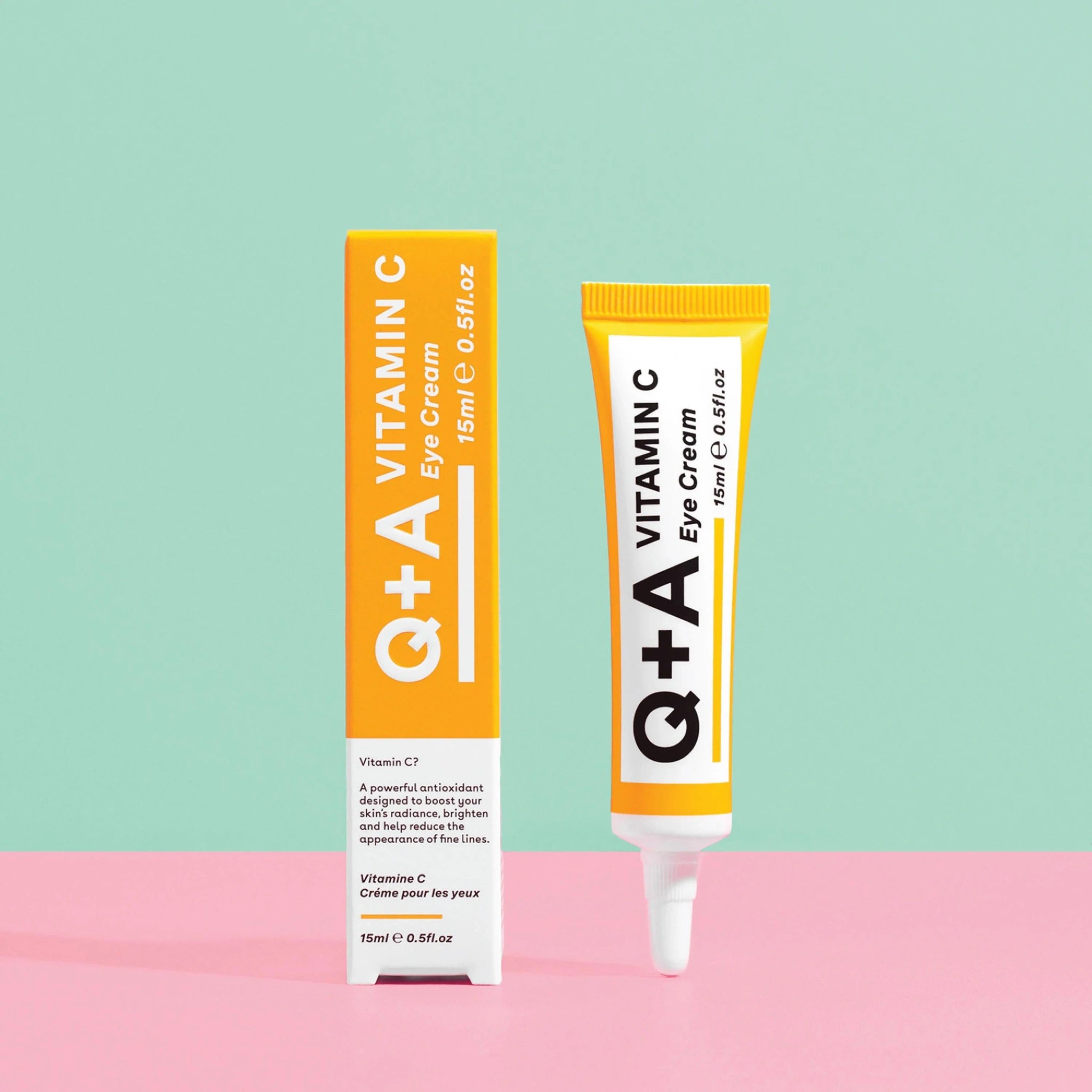 Q+A Vitamin C Eye Cream, 15 ml