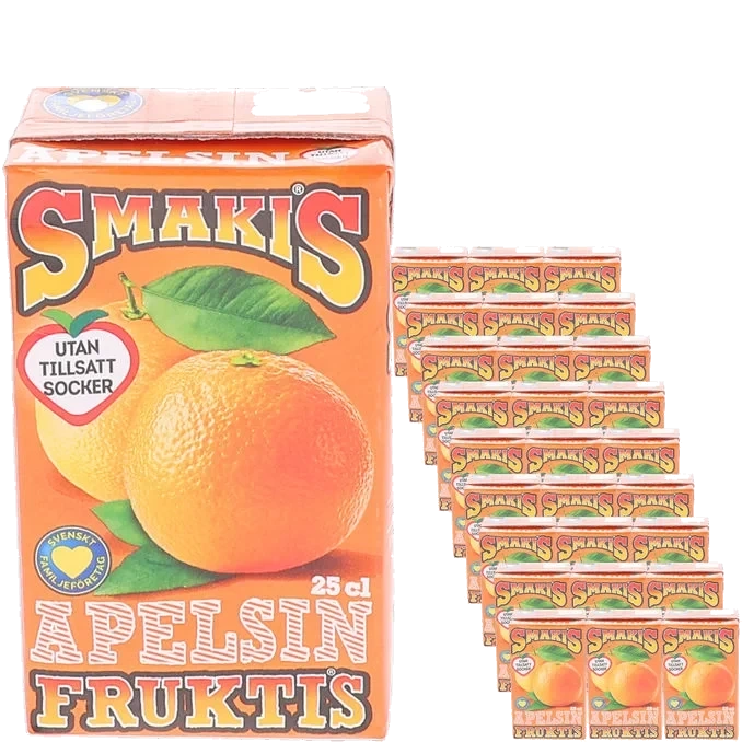Fruktis Apelsin 27-pack