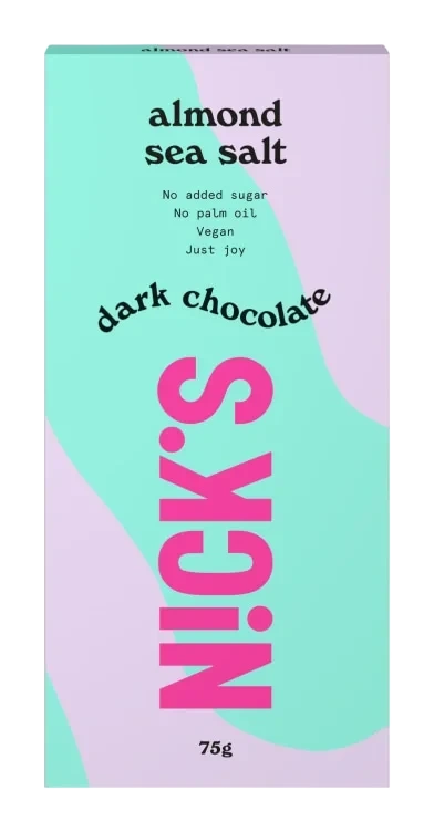 Nick's Dark Chocolate Almond Sea Salt