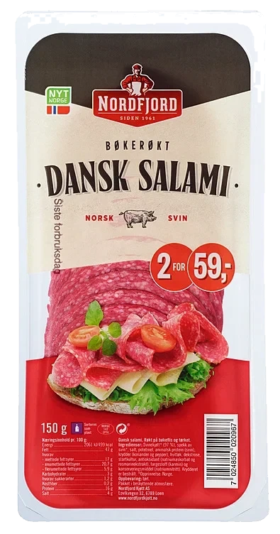 Dansk Salami 150g Oppsk