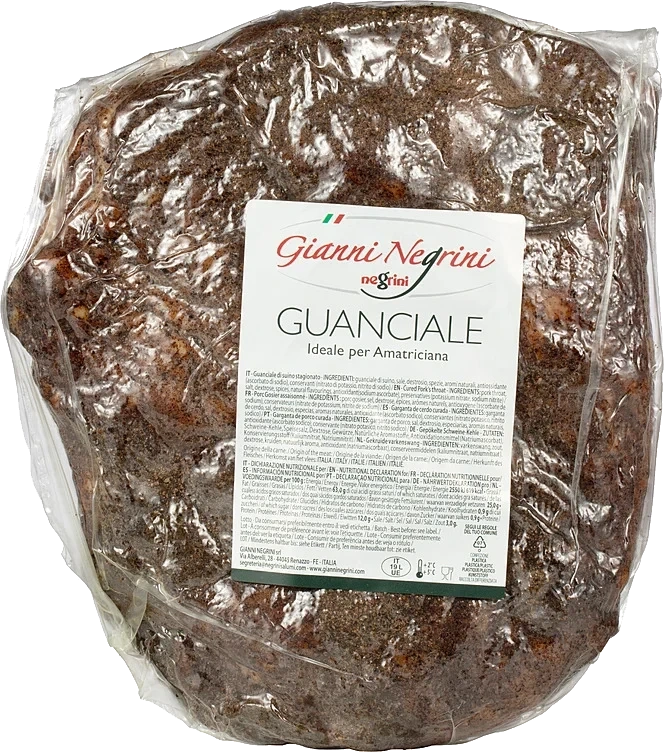 Guanciale Stagionato Ca 1.5kg Negrini