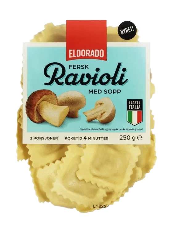 Ravioli m/Sopp 250g Eldorado