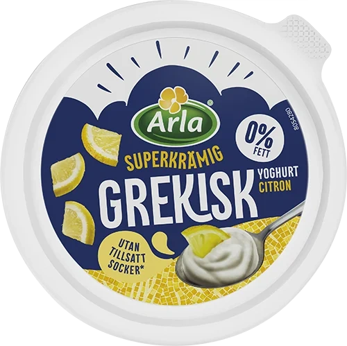 Grekisk yoghurt citron 0%
