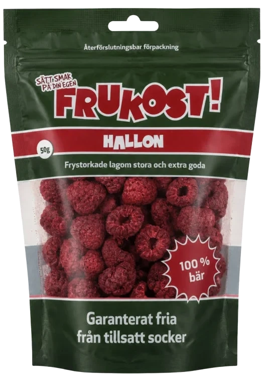 Bringebær Frysetørket 50g