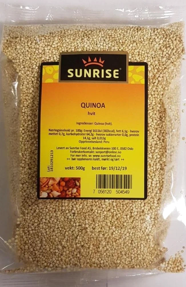 Sunrise Hvit Quinoa 500g