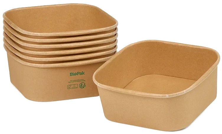 Box brick large pap/pla brun 1200ml  40stk