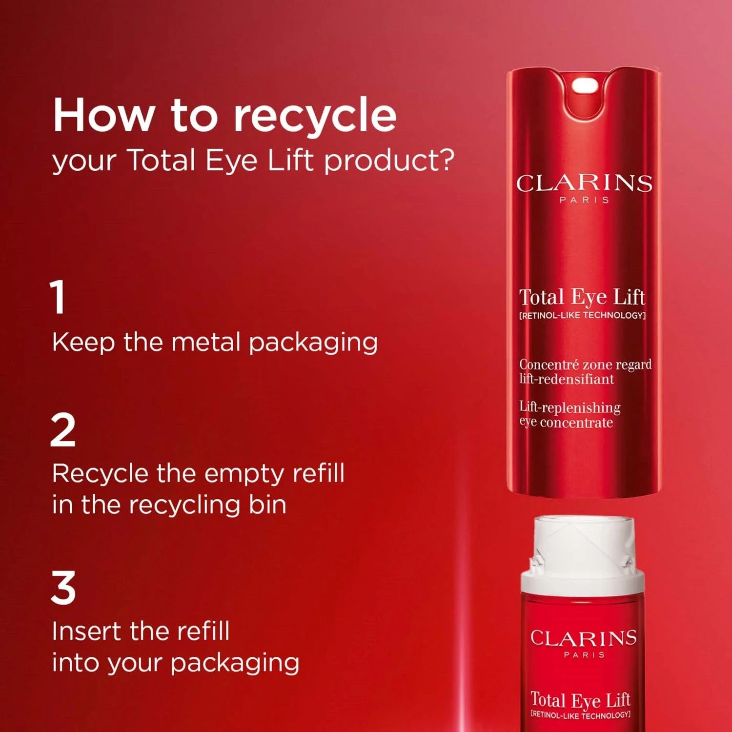 Clarins Total Eye Lift - Lift-Replenishing Eye Concentrate 15 ml