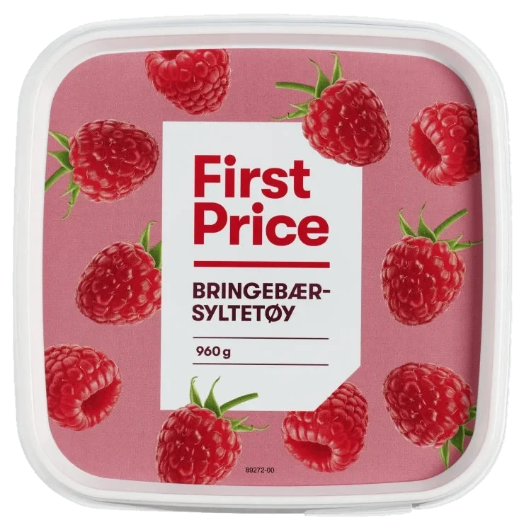 Bringebærsyltetøy 960g First Price