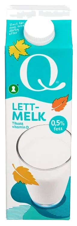 Ekstra lettmelk shh 1l