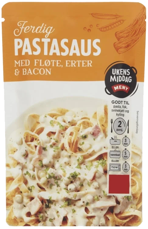Pastasaus Kremet m/Bacon 1,5dl Meny