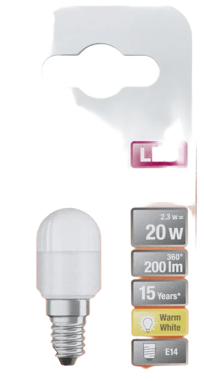 Lyspære Led T26 20 Matt E14 Osram