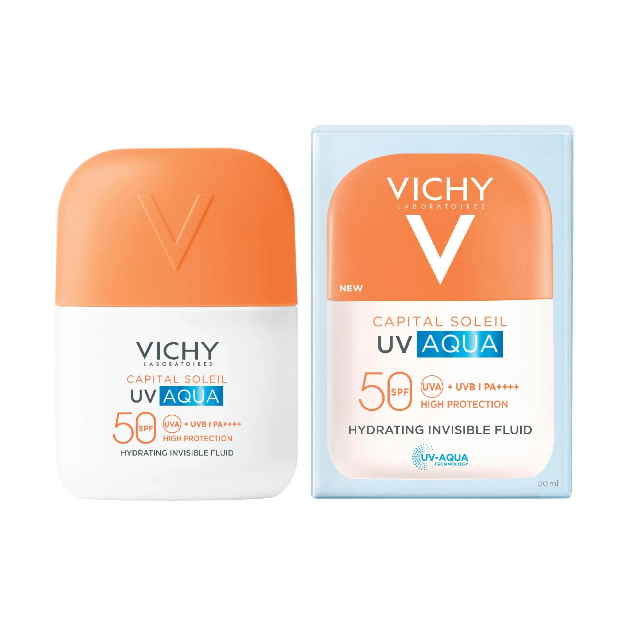 Vichy Capital Soleil UV-Aqua Hydrating Invisible Fluid SPF50, 50 ml