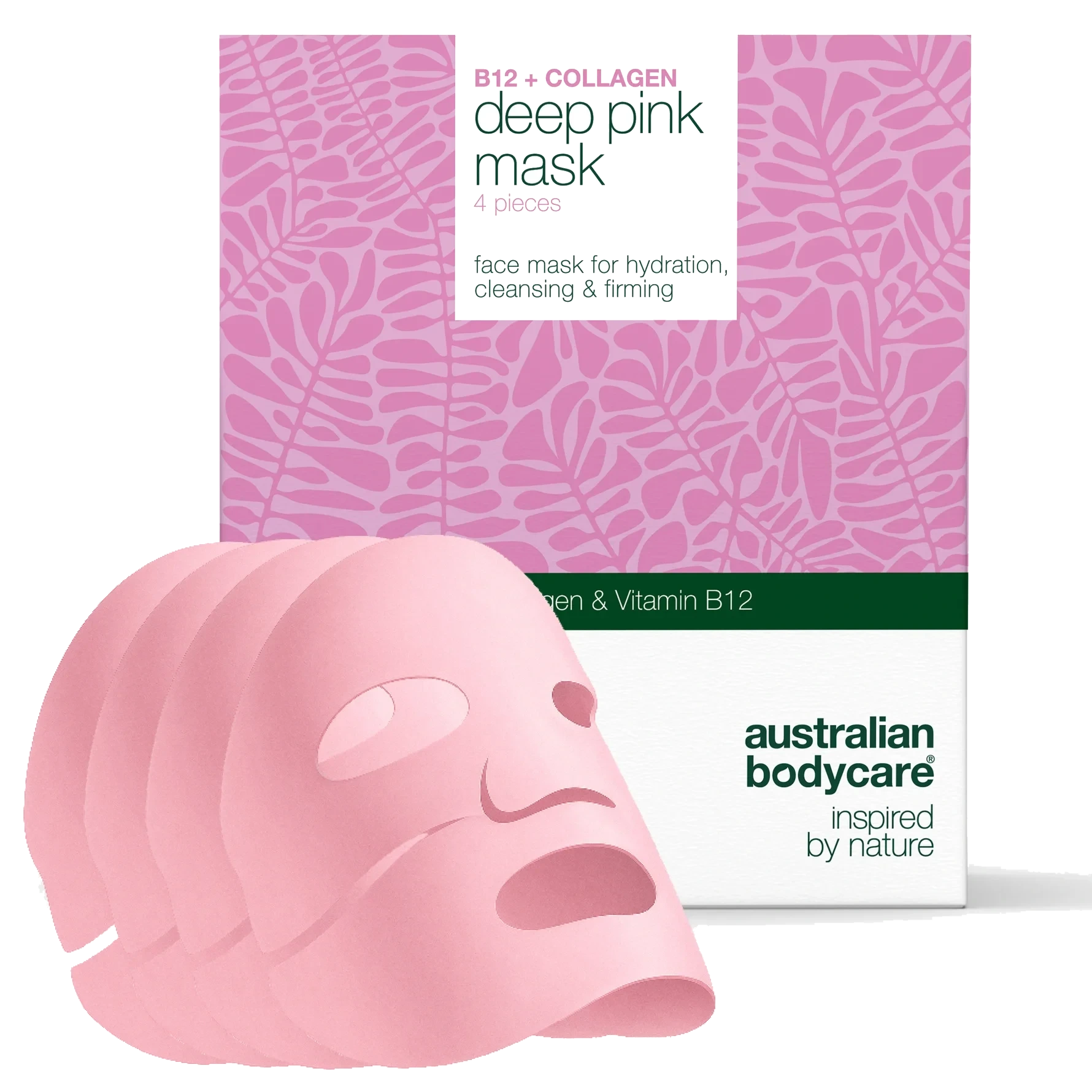 Australian Bodycare Vitamin B12 + Collagen Facial Mask 4 pcs