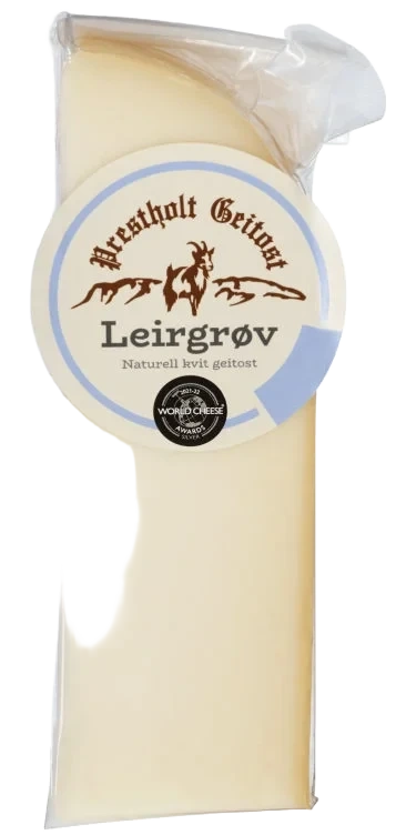 Leirgrøv Naturell 200g Prestholt Geitost
