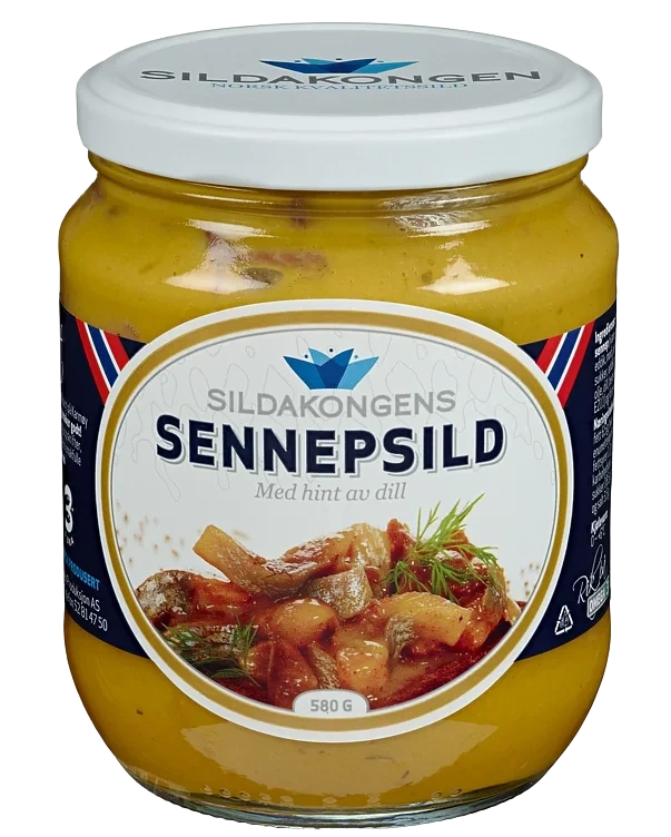 Sennepsild 580g Sildakongen