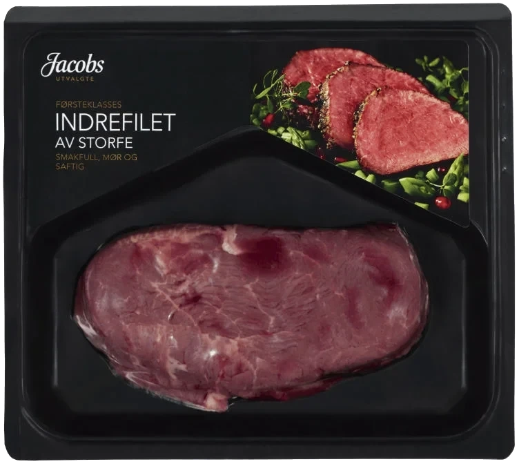 Storfe Indrefilet Ca170g Jacobs Utvalgte
