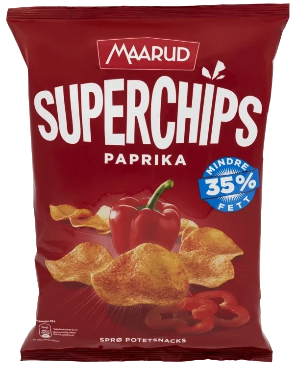 Superchips Paprika 140g Maarud