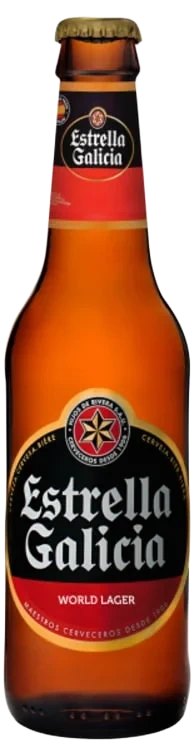 Estrella Galicia Premium Lager 0,33lx4 flaske