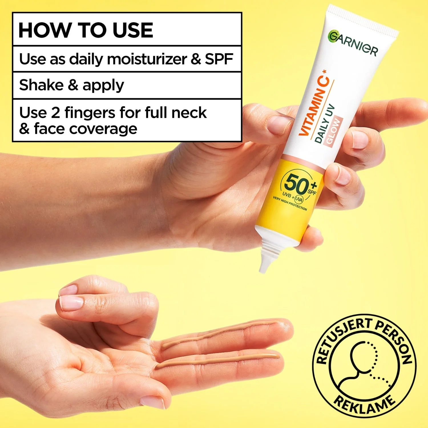 Garnier Vitamin C* Glow-Boosting Daily UV Fluid SPF50+ 40 ml