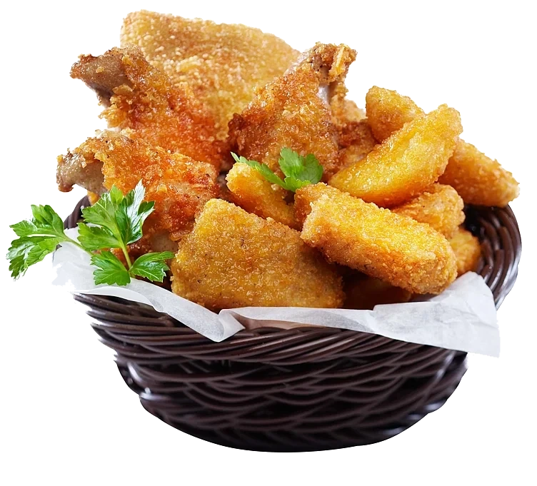 Helsprø panerte kyllingnuggets frosne   1kg