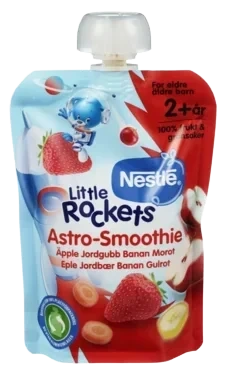Little Rockets Smoothie Jordbær 2år