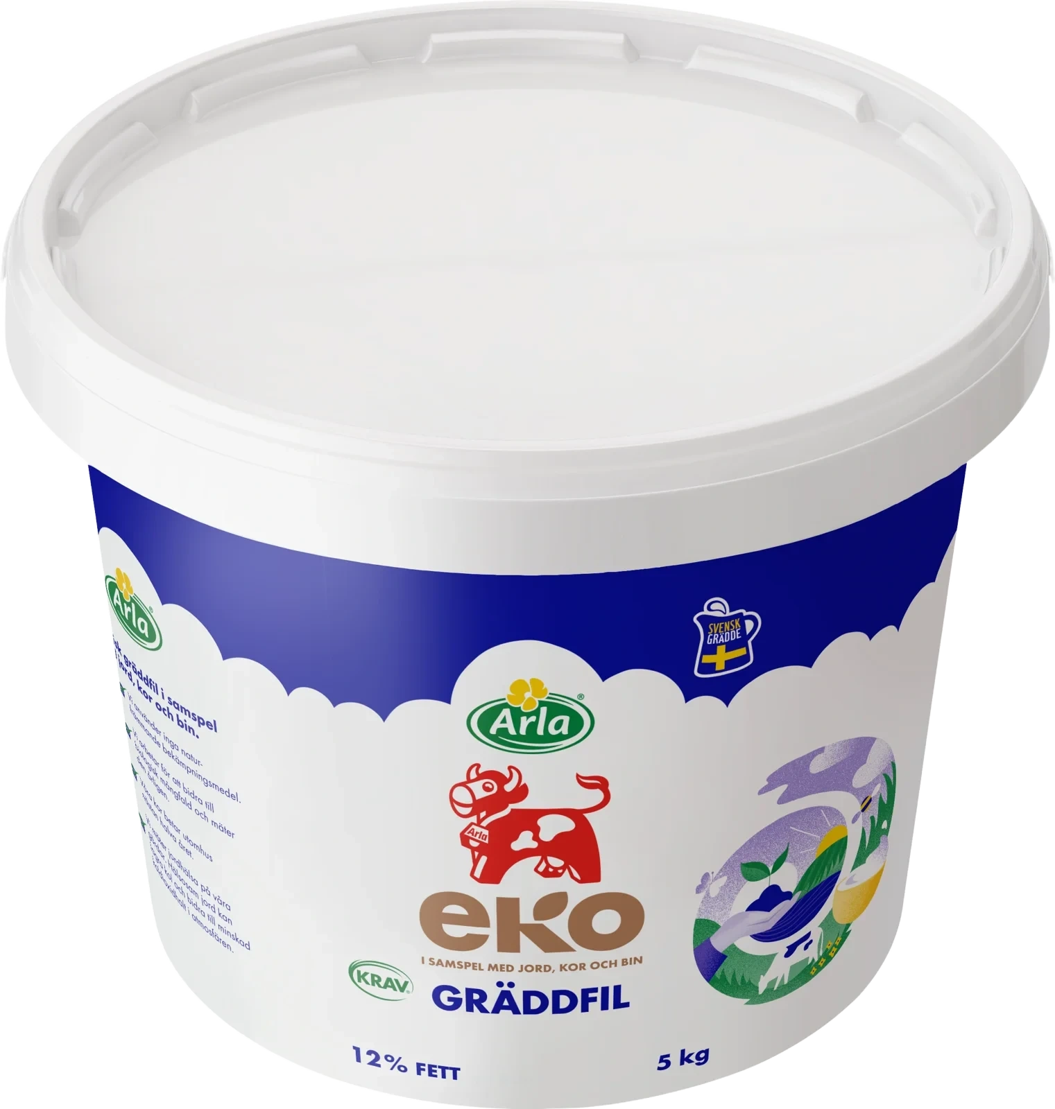 Eko gräddfil hink
