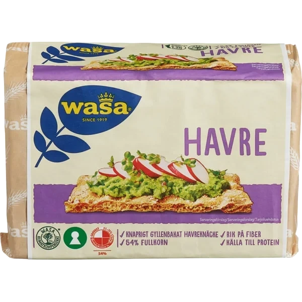 Wasa Knekkebrød Havre 300g