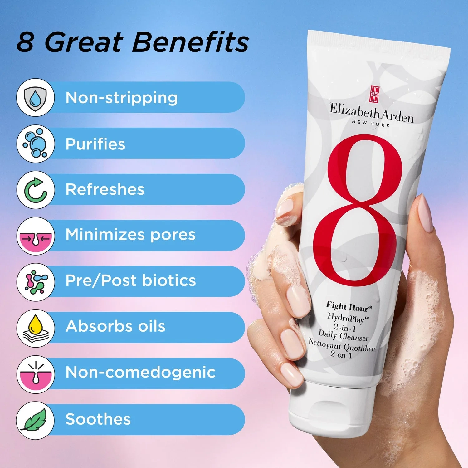 Elizabeth Arden Eight Hour Hydraplay Cleanser 125 ml