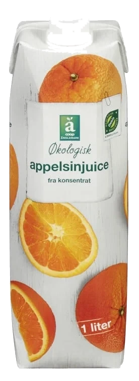 Appelsinjuice økol. änglamark  1l