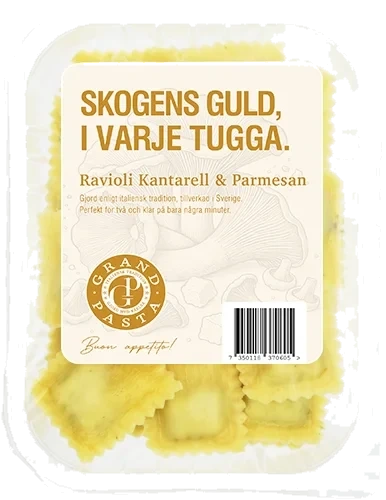 Ravioli Kantarell & Parmesan
