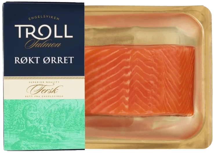 Røkt Ørret Bit Troll 250g