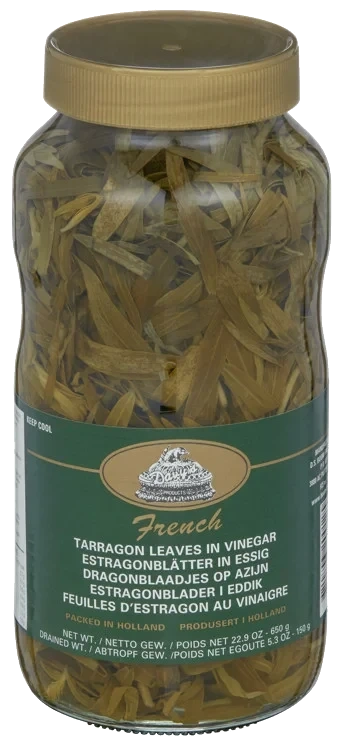 Estragonblader syltede  i lake     650g