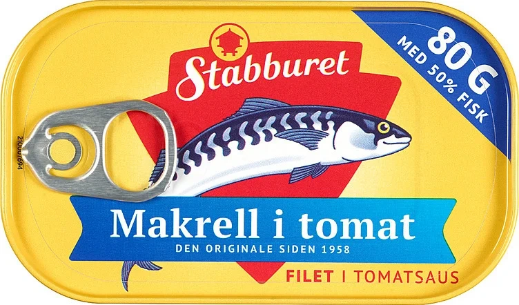 Stabbur-makrell Filet 80g