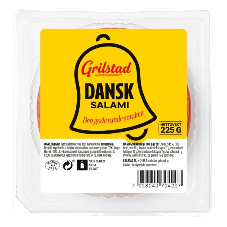 Dansk Salami 225g Grilstad