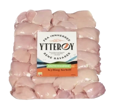Saktevoksende Kylling Lårbiff 1.8kg