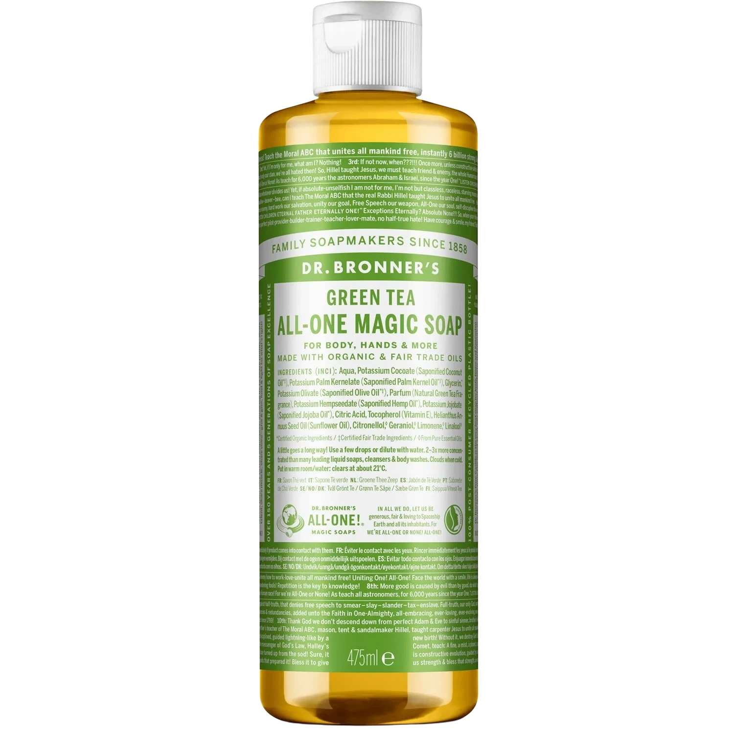 Dr. Bronner's All-One Magic Soap Green Tea