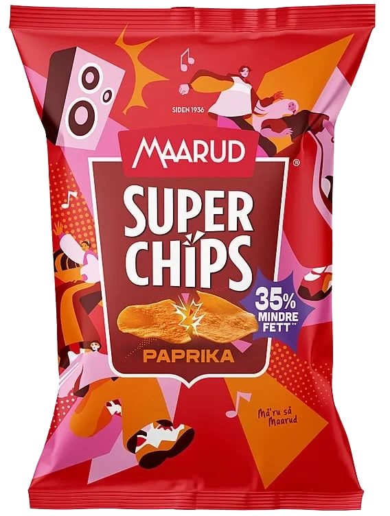 Superchips paprika  130g