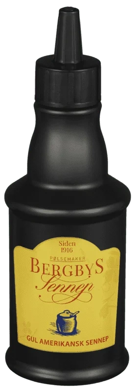 Bergbys Gul Amerikansk Sennep 250g