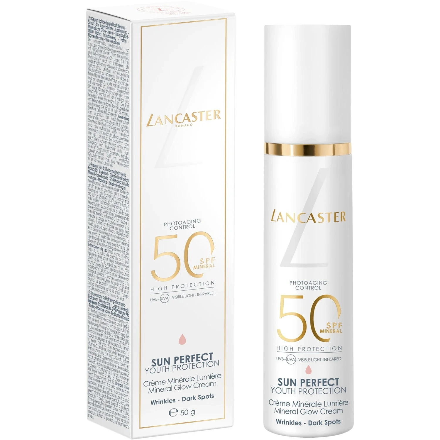 Lancaster Sun Perfect Mineral Glow Cream High Protection SPF50 50 ml